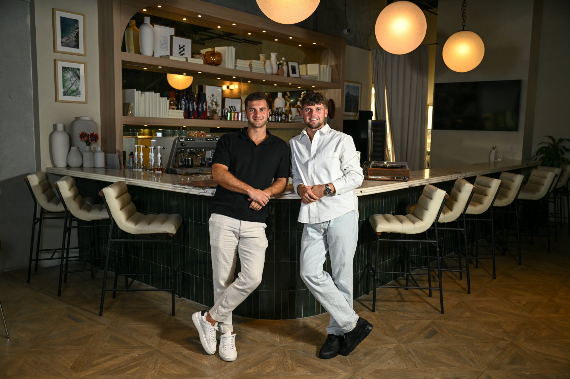Dylan and Deniz, founders of Broken Sound Records